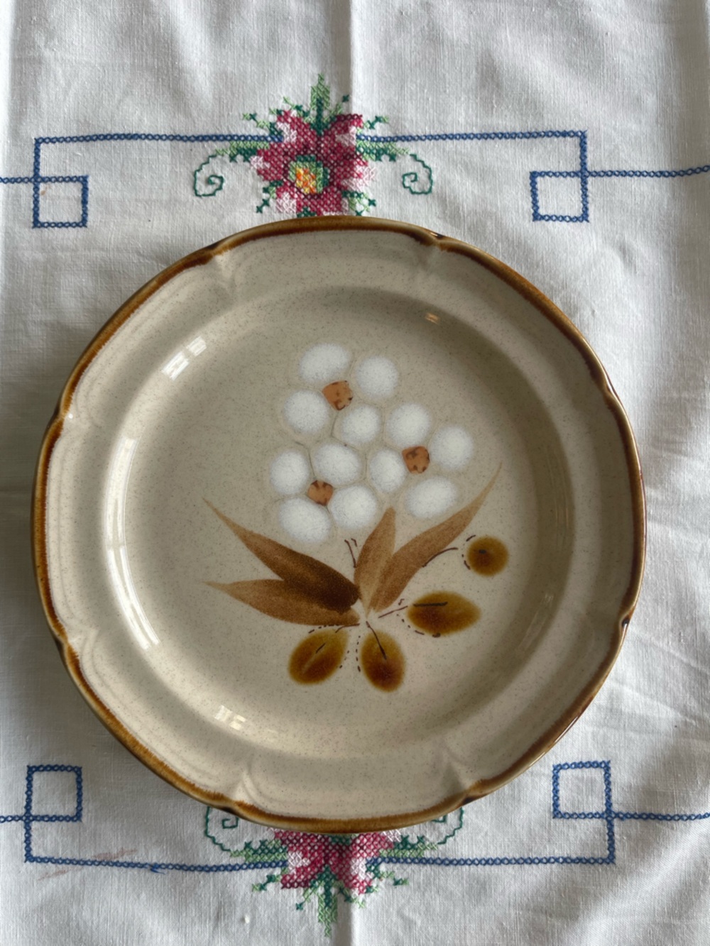 Retro 1970 Hearthside The Classics Vintage Stoneware Side Plate Castlewood Japan